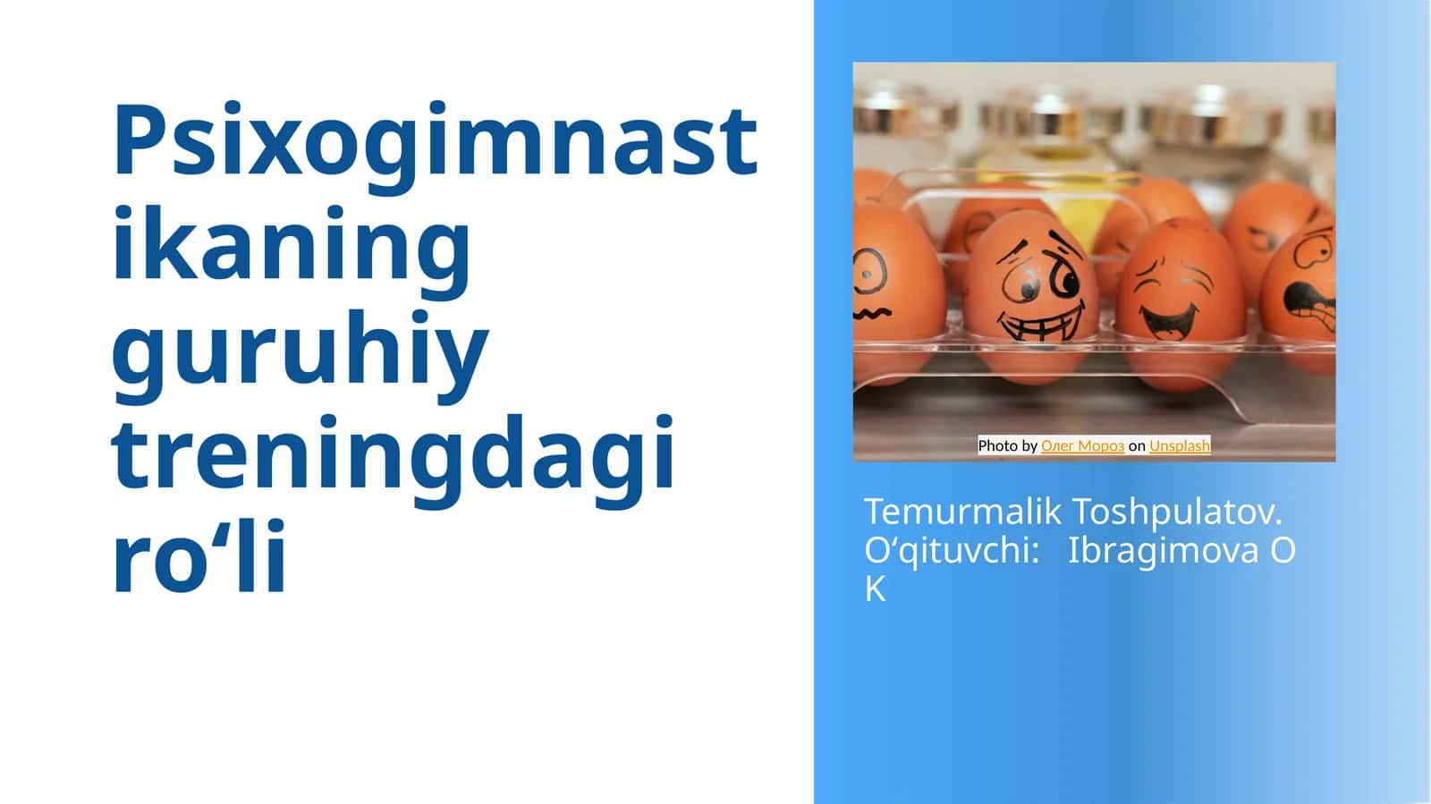 Psixogimnastikaning guruhiy treningdagi roʻli 1