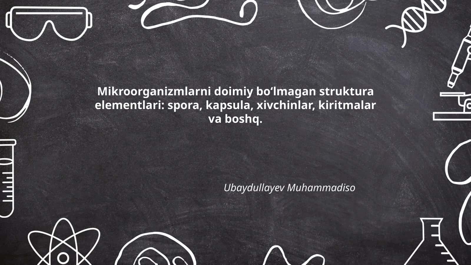 Mikroorganizmlarning spora va kapsulasi 1