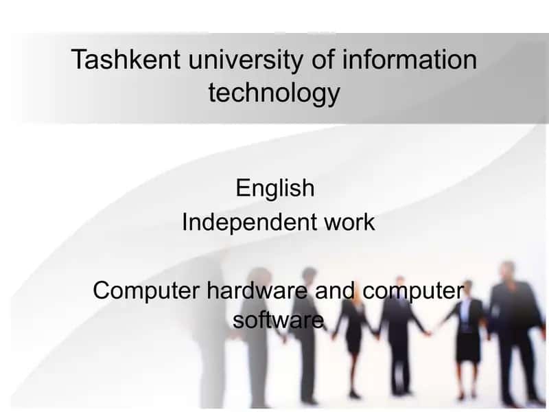 Computer Hardware and Software 1