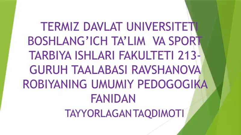 Amerika Qo'shma Shtatlarida Ta'lim Tizimi 1