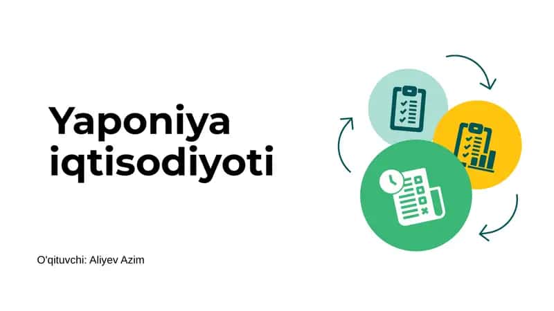 Yaponiya iqtisodiyoti 1
