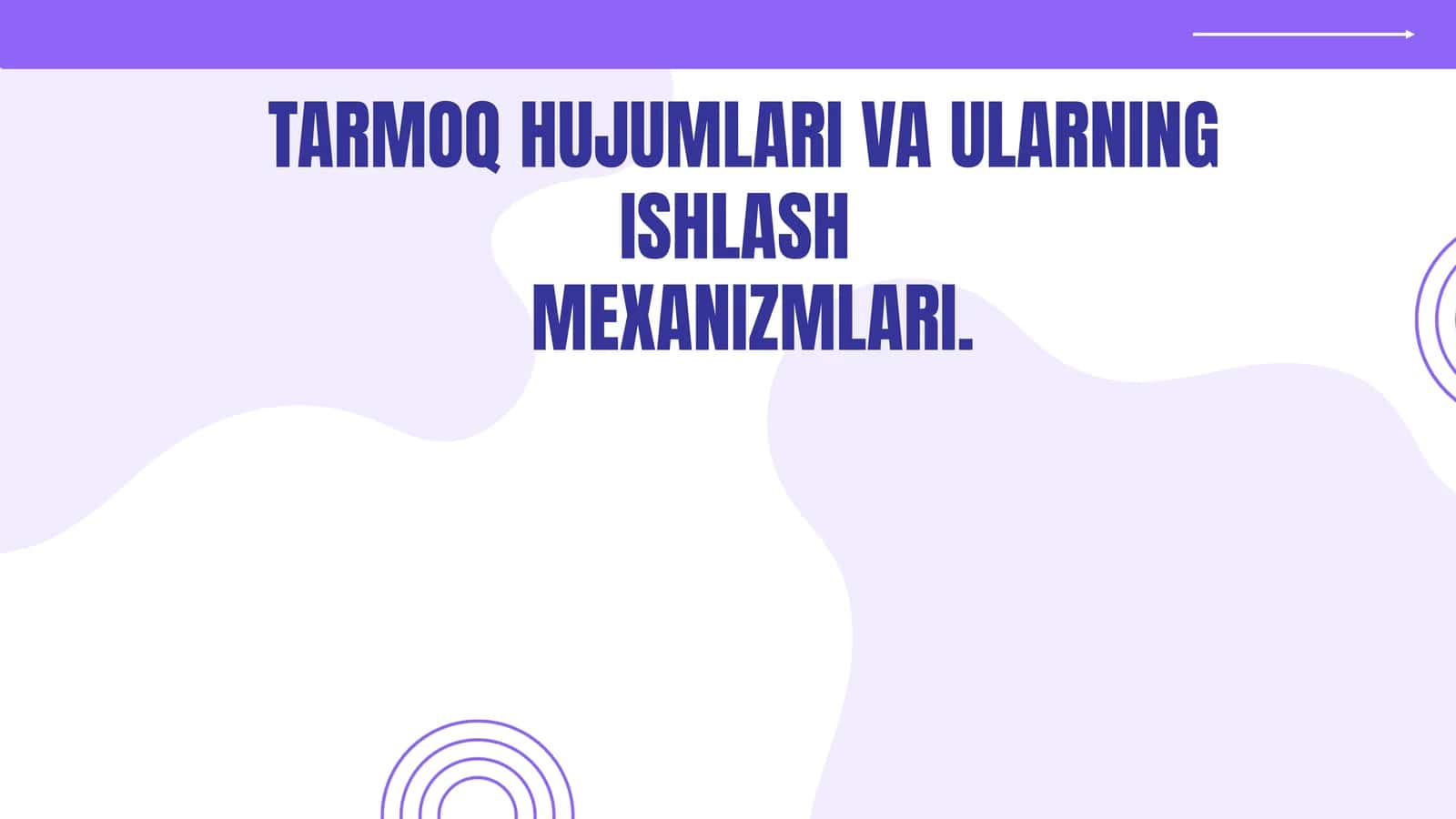 TARMOQ HUJUMLARI VA ULARNING ISHLASH MEXANIZMLARI 1