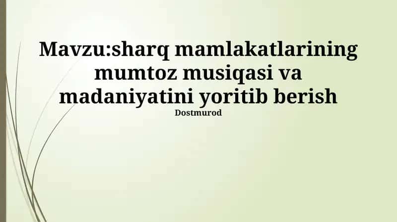 Yaponiya musiqa madaniyati 1