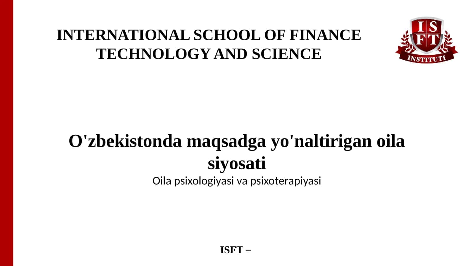 O'zbekistonda maqsadga yo'naltirigan oila siyosati 1
