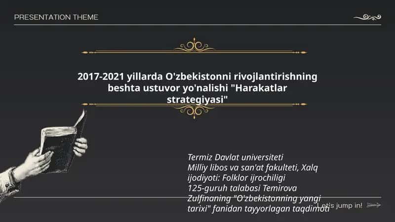 O'zbekistonning yangi tarixi 1