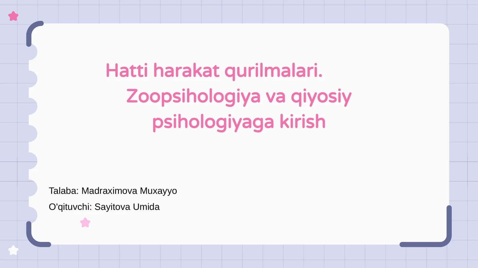 Hatti harakat qurilmalari 1