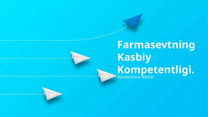 Farmasevtning Kasbiy Kompetentligi 1