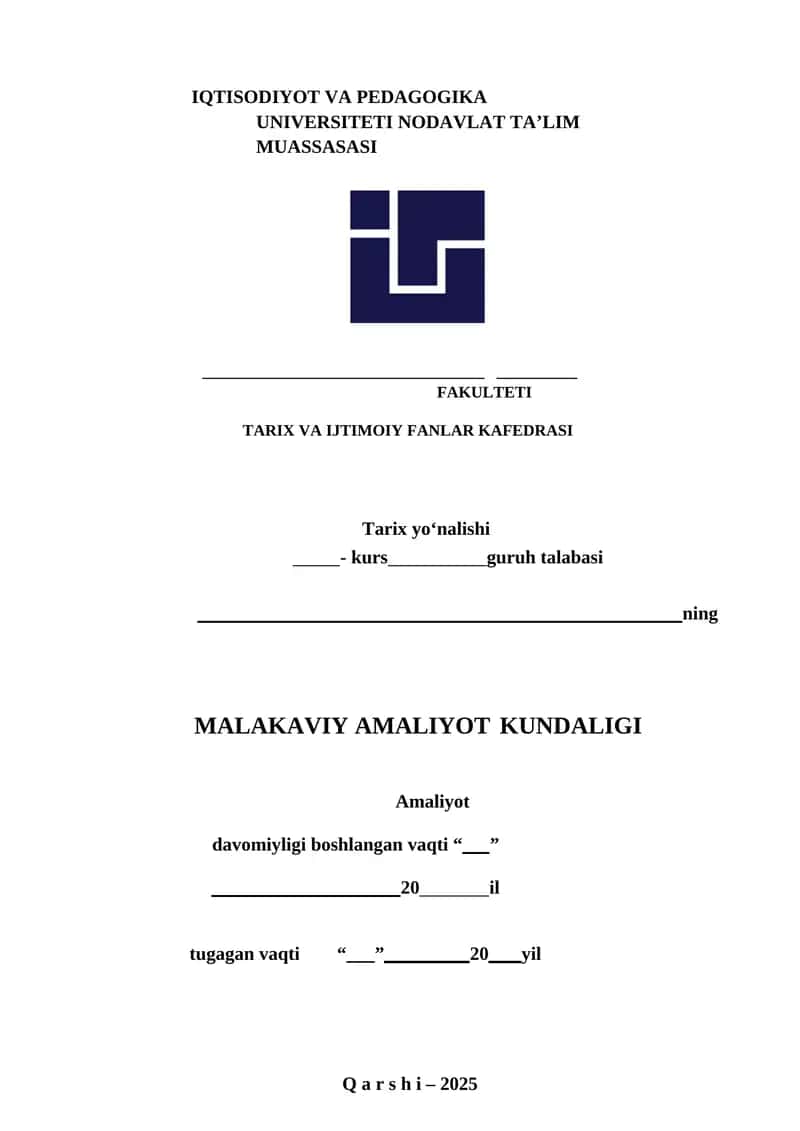 Kadrlar tayyorlash milliy dasturi 1