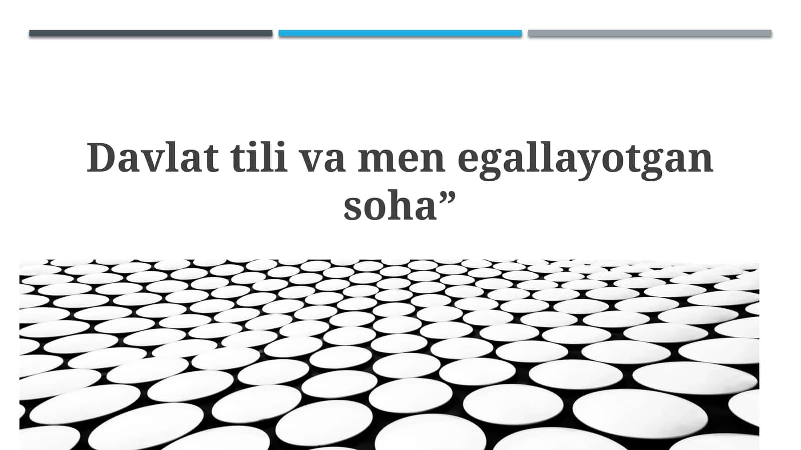 Davlat tili asoslari 1