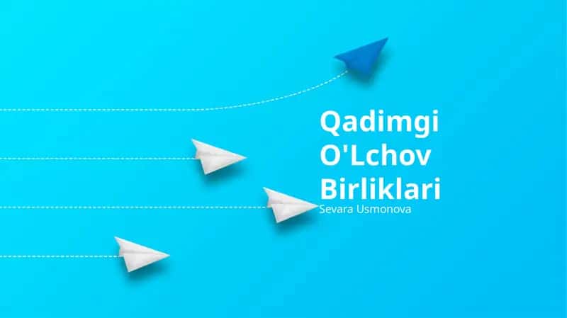 Qadimgi O'Lchov Birliklari 1