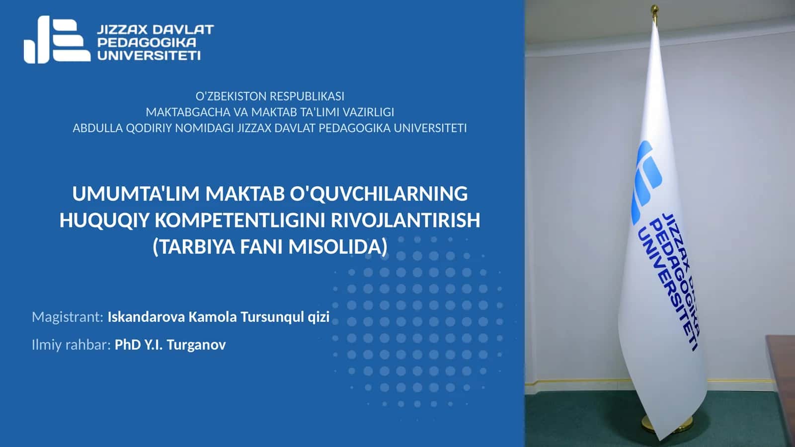 UMUMTA'LIM MAKTAB O'QUVCHILARNING HUQUQIY KOMPETENTLIGINI RIVOJLANTIRISH 1