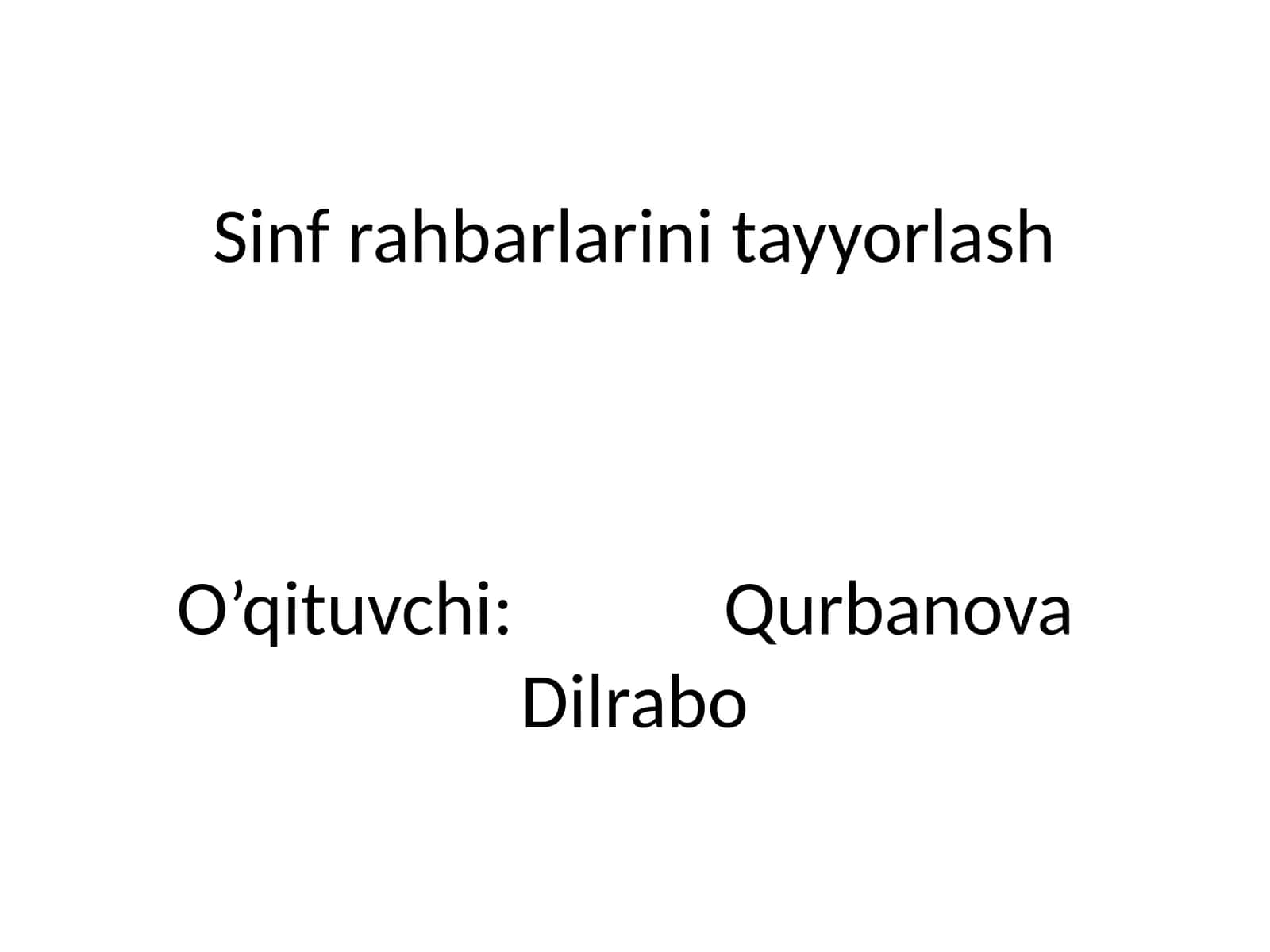 O’quvchilarni bo’sh vaqtini mazmunli tashkil etish va kasbga yo’naltirish 1