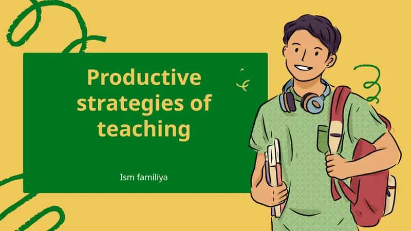 Productive strategies of teaching 1