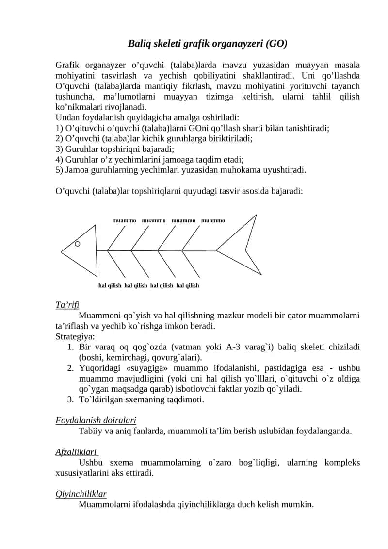 Baliq skeleti grafik organayzeri (GO) 1
