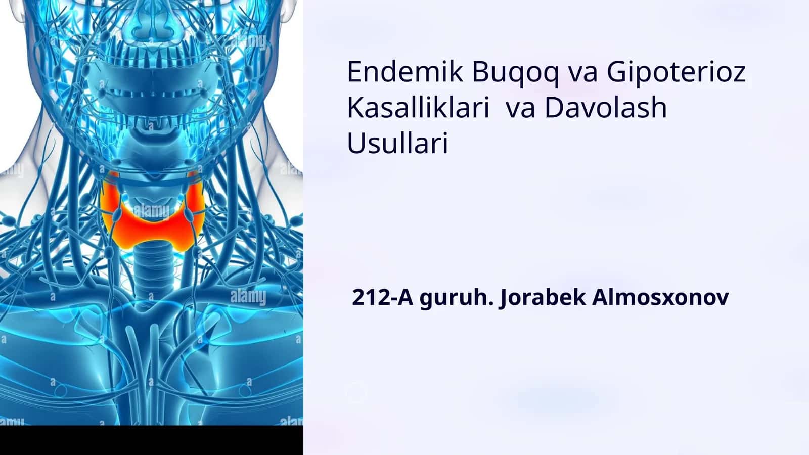 Endemik Buqoq va Gipoterioz Kasalliklari va Davolash Usullari 1