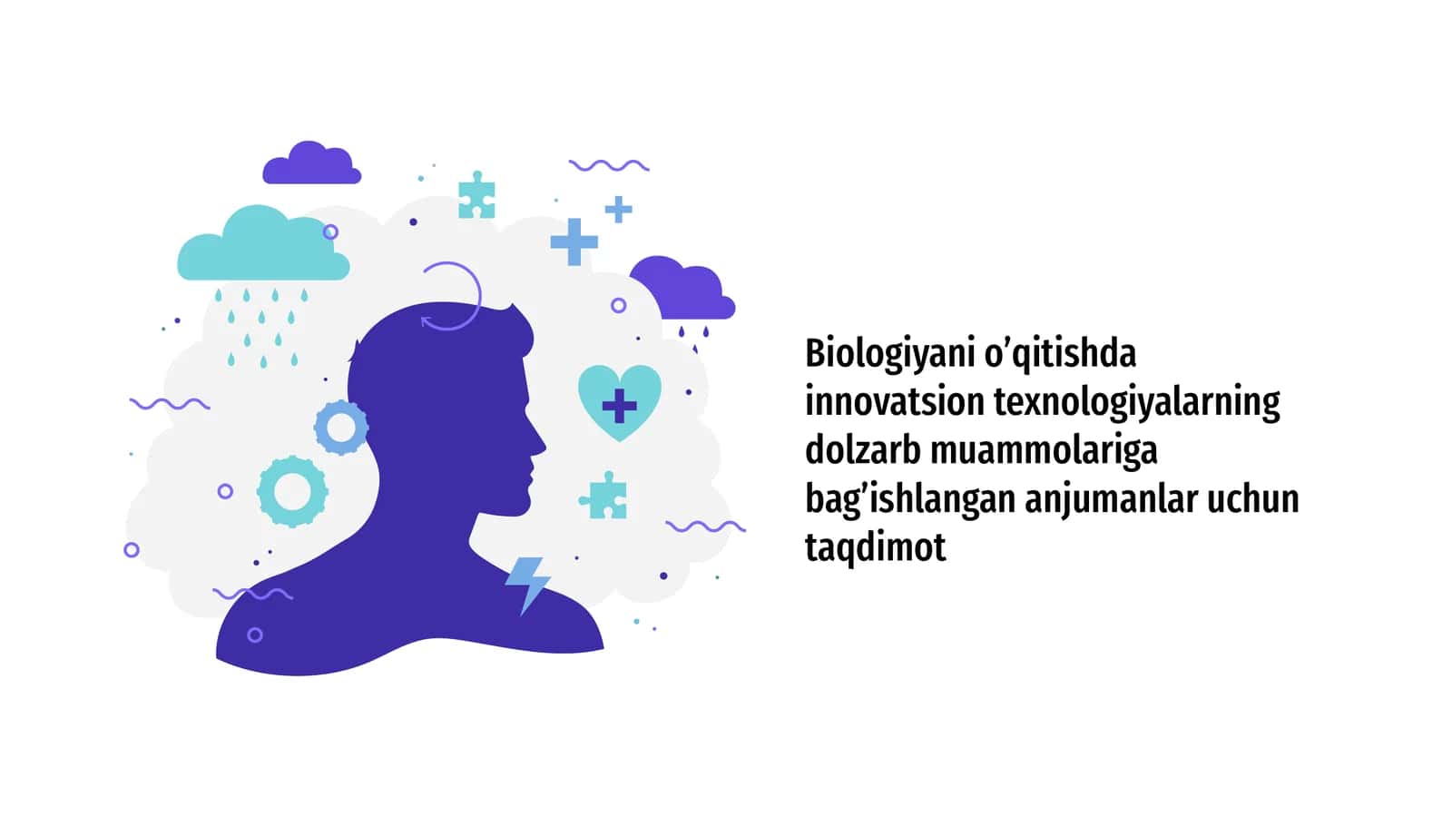 Biologiyani o’qitishda innovatsion texnologiyalarning dolzarb muammolariga bag’ishlangan anjumanlar uchun taqdimot 1