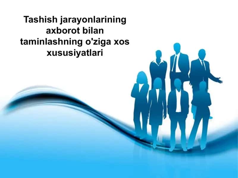 Tashish jarayonlarining axborot bilan taminlashning o'ziga xos xususiyatlari 1