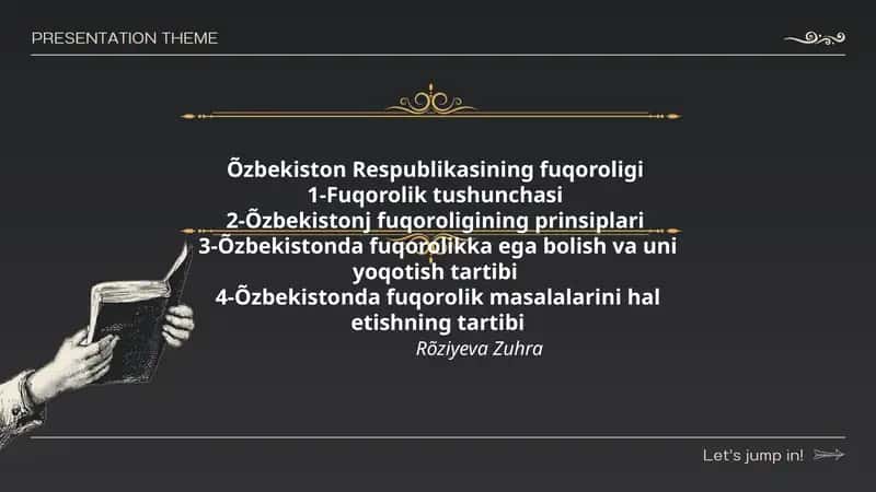Õzbekiston Respublikasining fuqoroligi 1