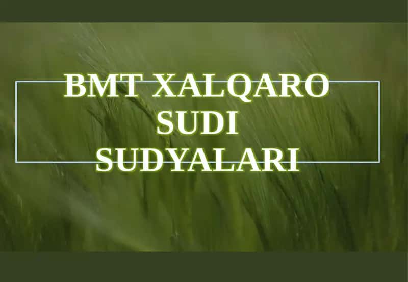 BMT xalqaro sudiyalari 1