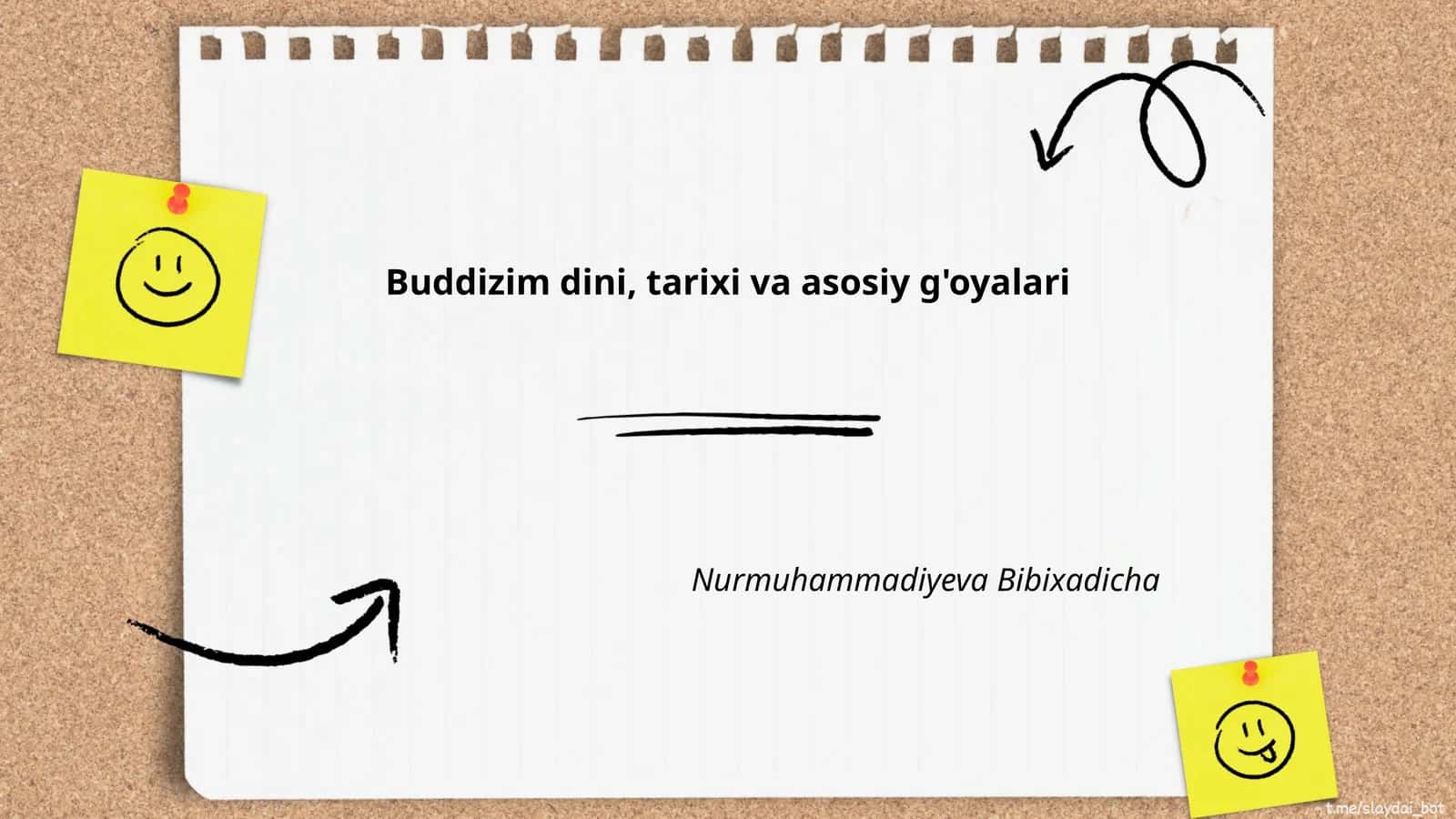 Buddizim dini, tarixi va asosiy g'oyalari 1
