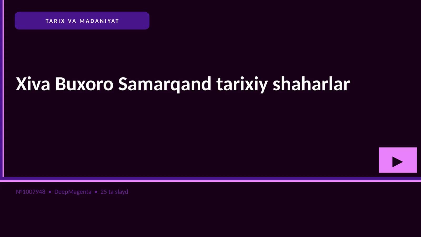 Xiva Buxoro Samarqand tarixiy shaharlar 1