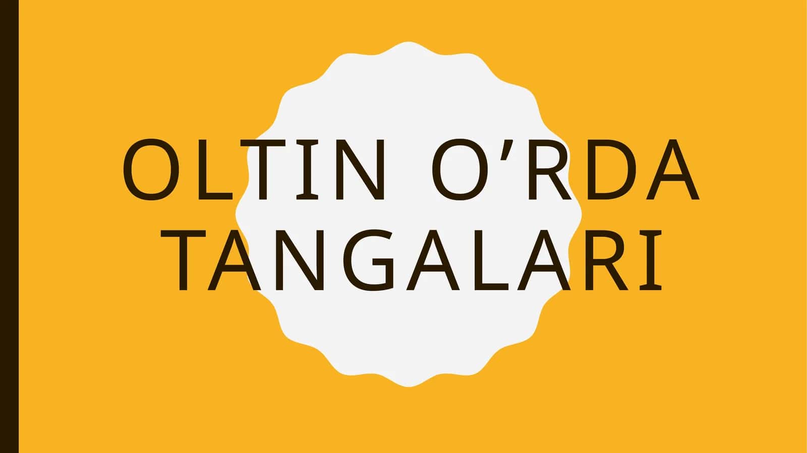 Oltin o’rda tangalari 1