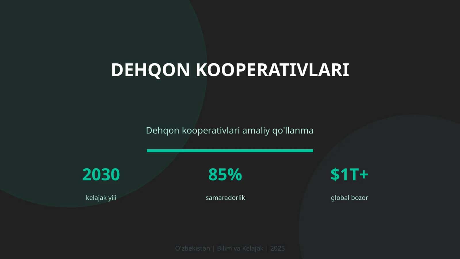 Dehqon kooperativlari 1