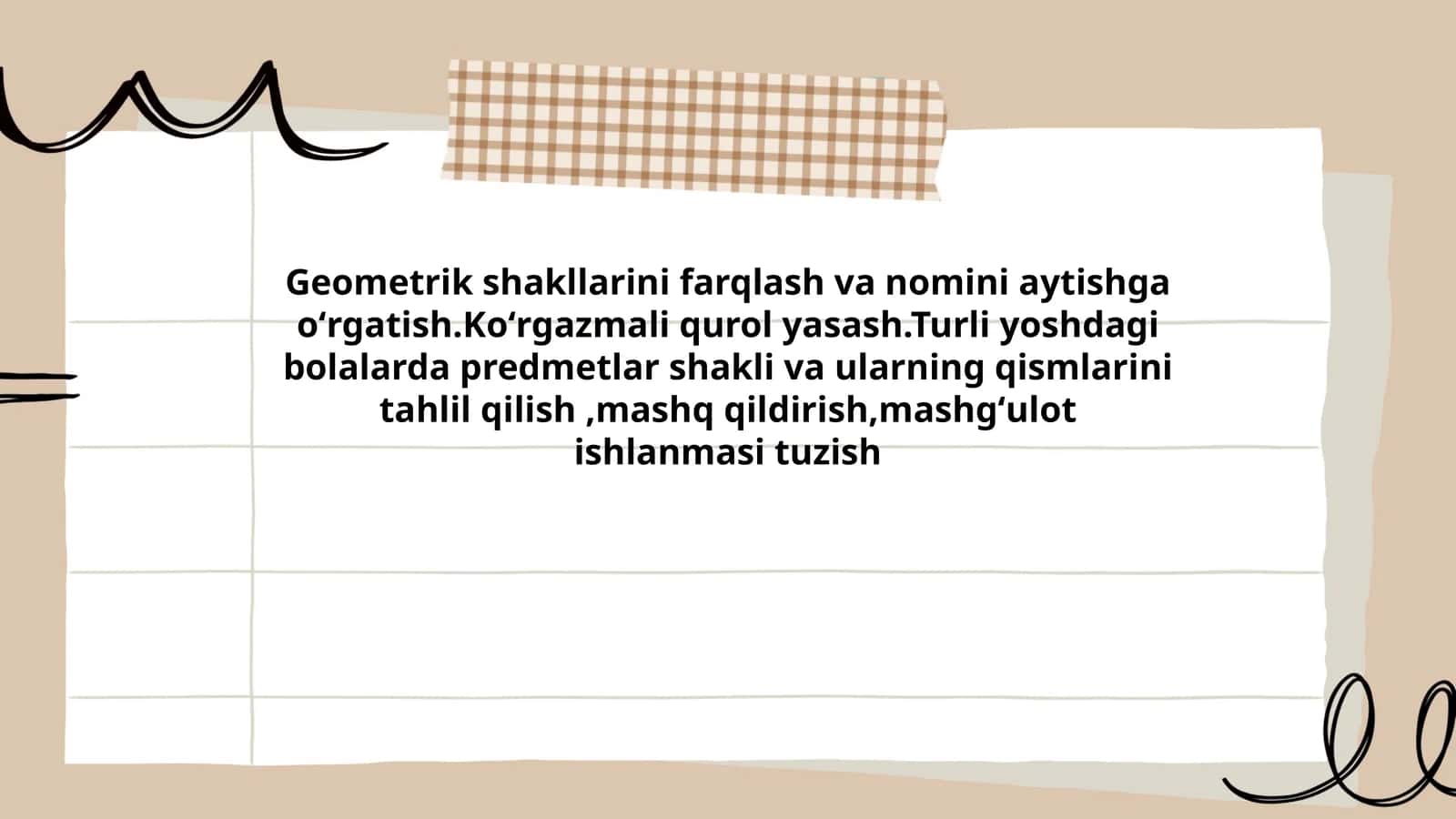 Geometrik shakllar va ularning nomi 1
