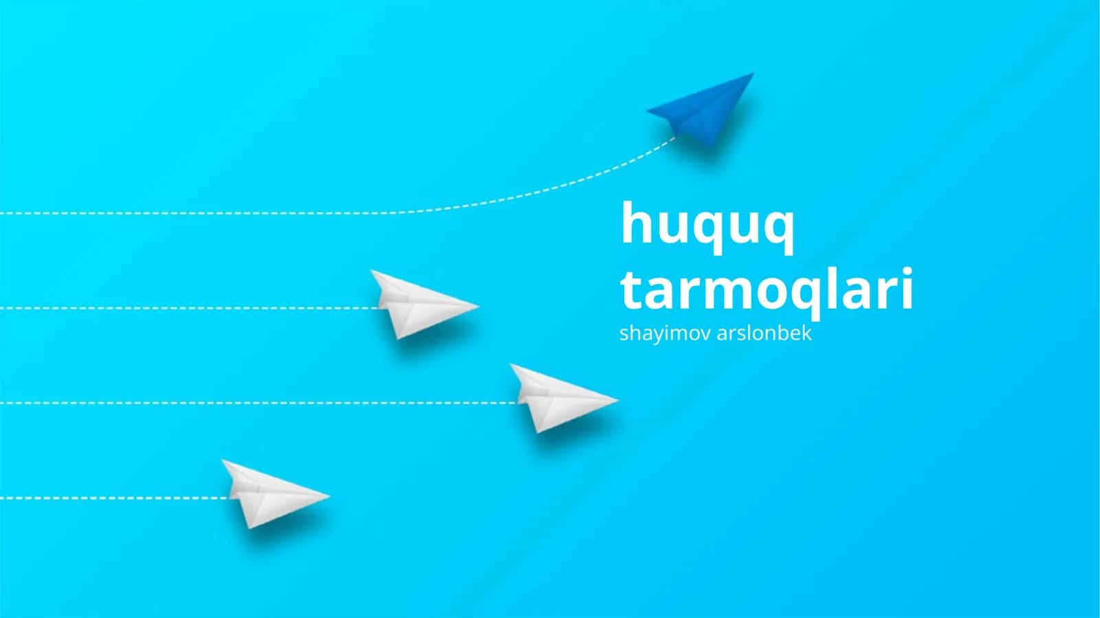 Huquq tarmoqlari 1