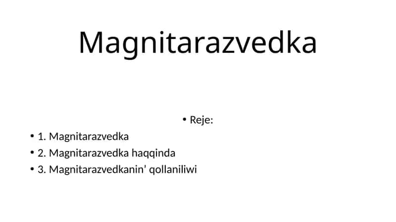 Magnitarazvedka 1