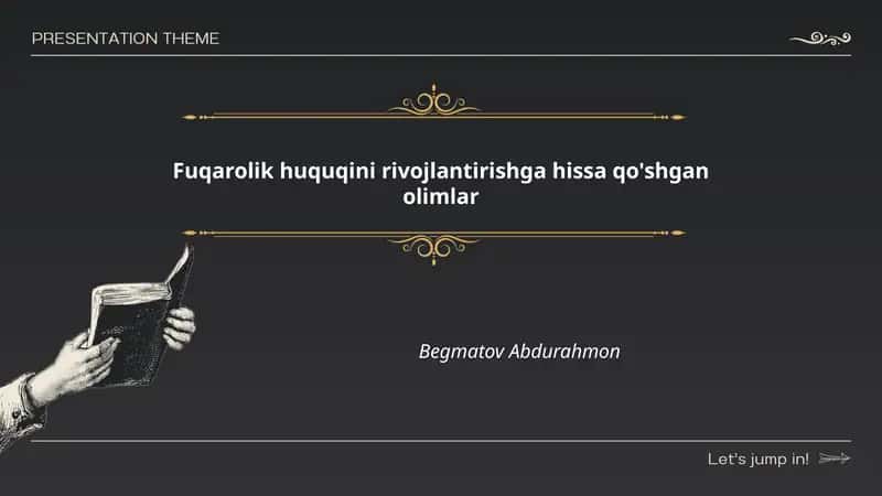 Abu Hanifa va uning huquqiy merosi 1