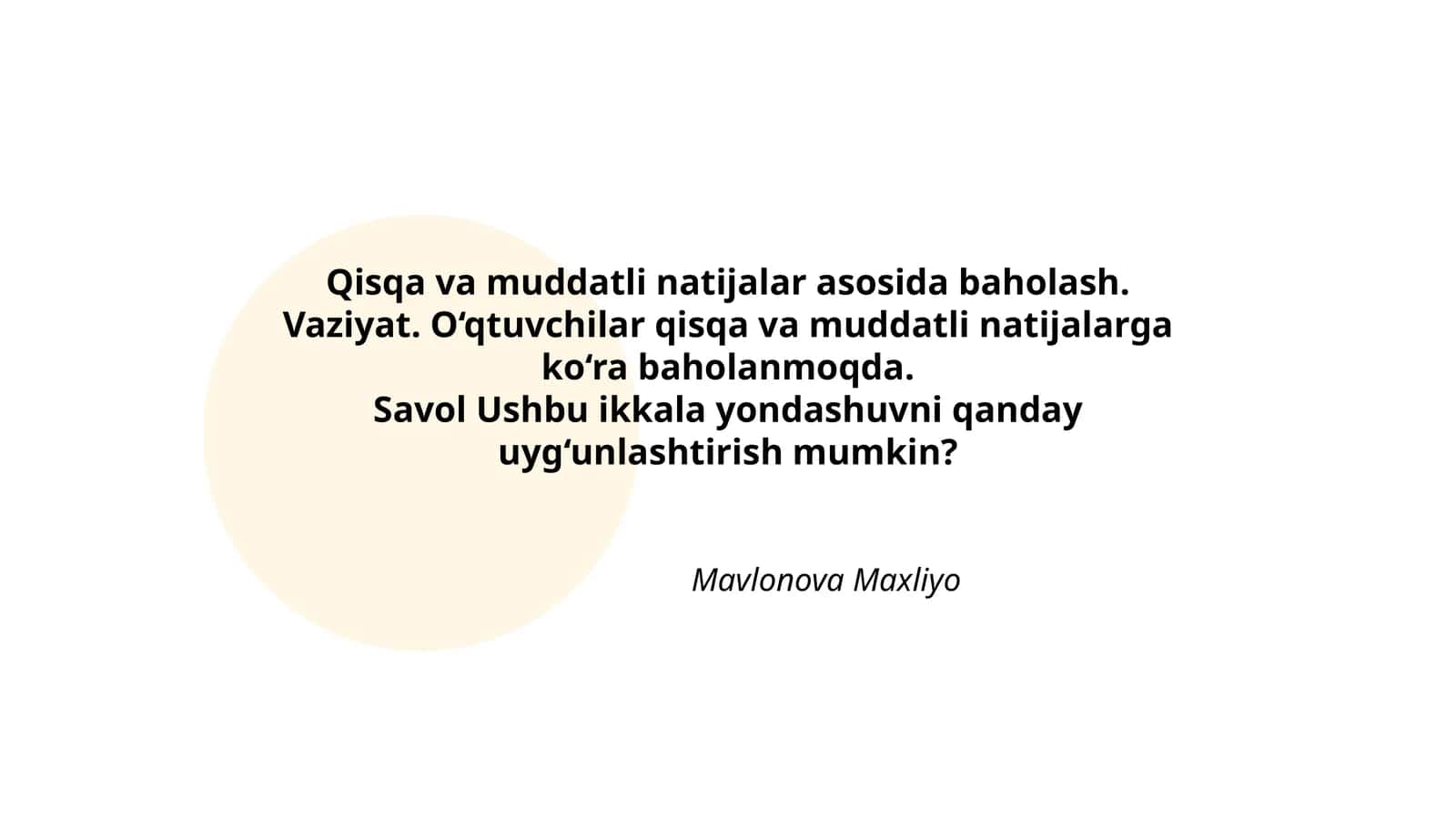 Mavlonova Maxliyo 1