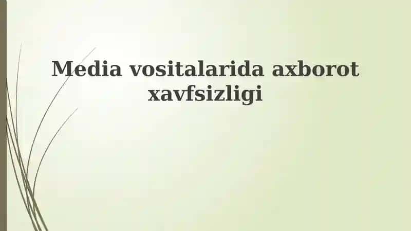 Axborot xavfsizligi