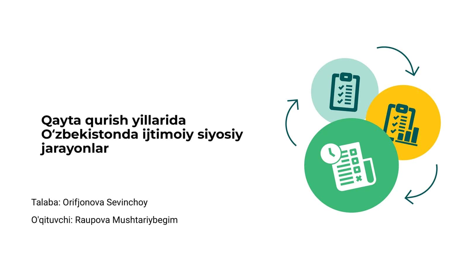 Qayta qurish yillarida Oʻzbekistonda ijtimoiy siyosiy jarayonlar 1