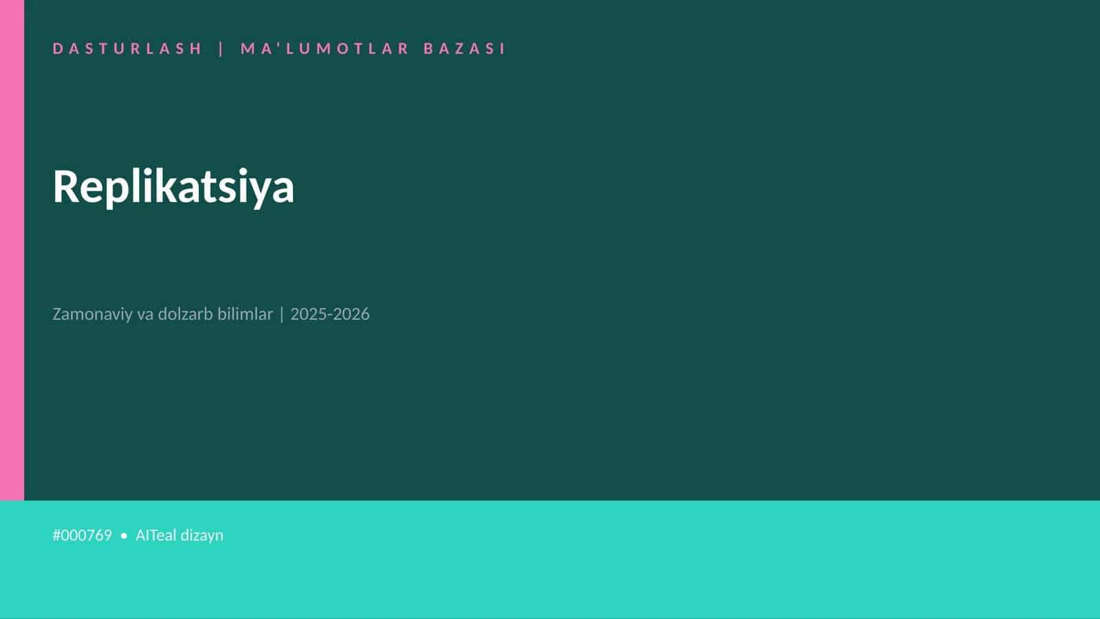 Replikatsiya 1
