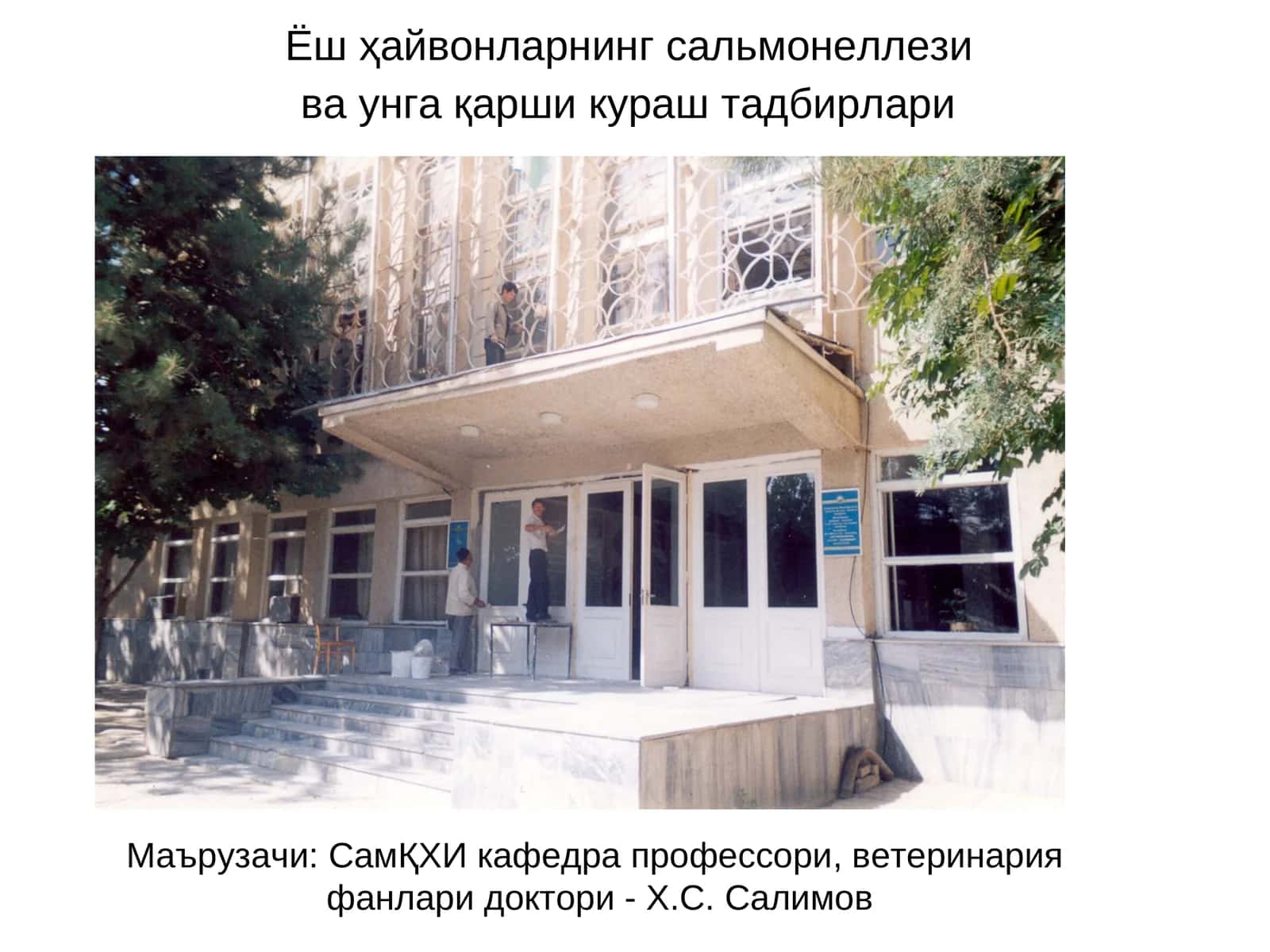 Ёш ҳайвонларнинг сальмонеллезива унга қарши кураш тадбирлари 1