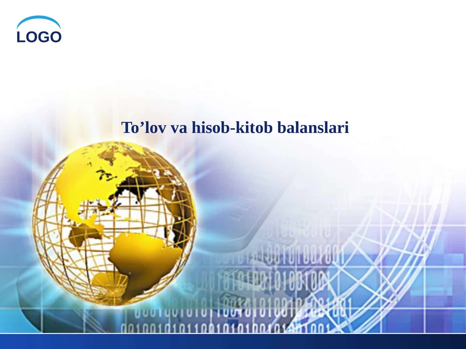 To’lov va hisob-kitob balanslari 1