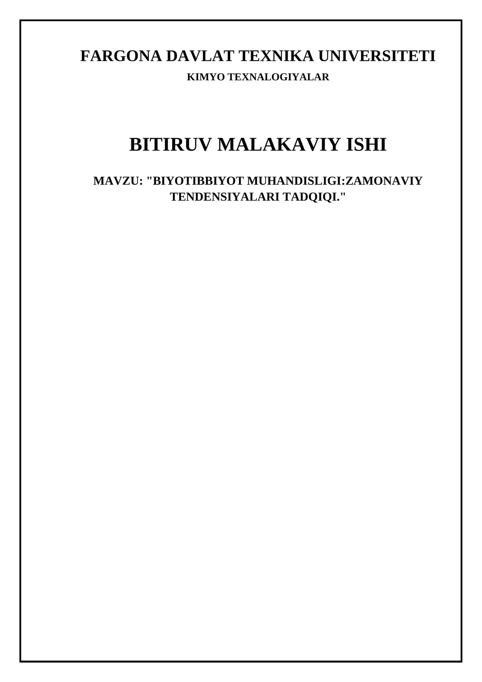 KIMYO TEXNALOGIYALAR 1