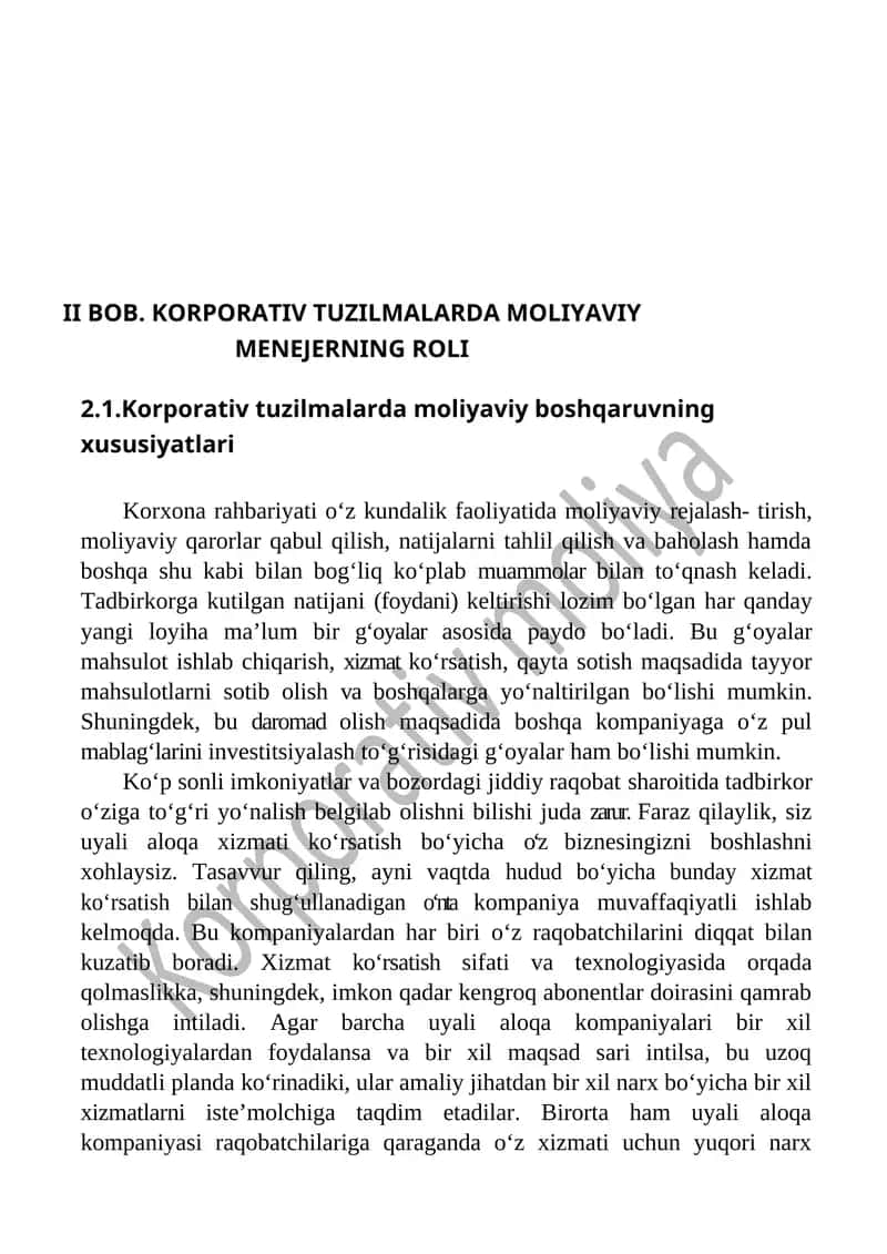 KORPORATIV TUZILMALARDA MOLIYAVIY MENEJERNING ROLI 1