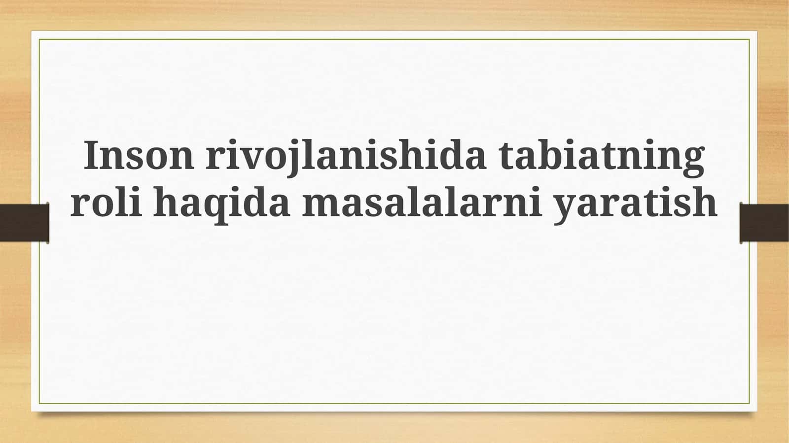 Inson va tabiat evolyutsiyasi: Biologik va fiziologik bog‘liqlik 1
