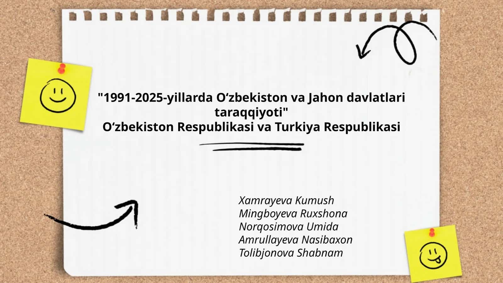 1991-2025-yillarda Oʻzbekiston va Jahon davlatlari taraqqiyoti 1