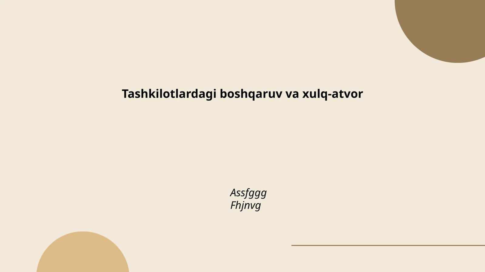 Tashkilotlarda rahbarlik usullari 1