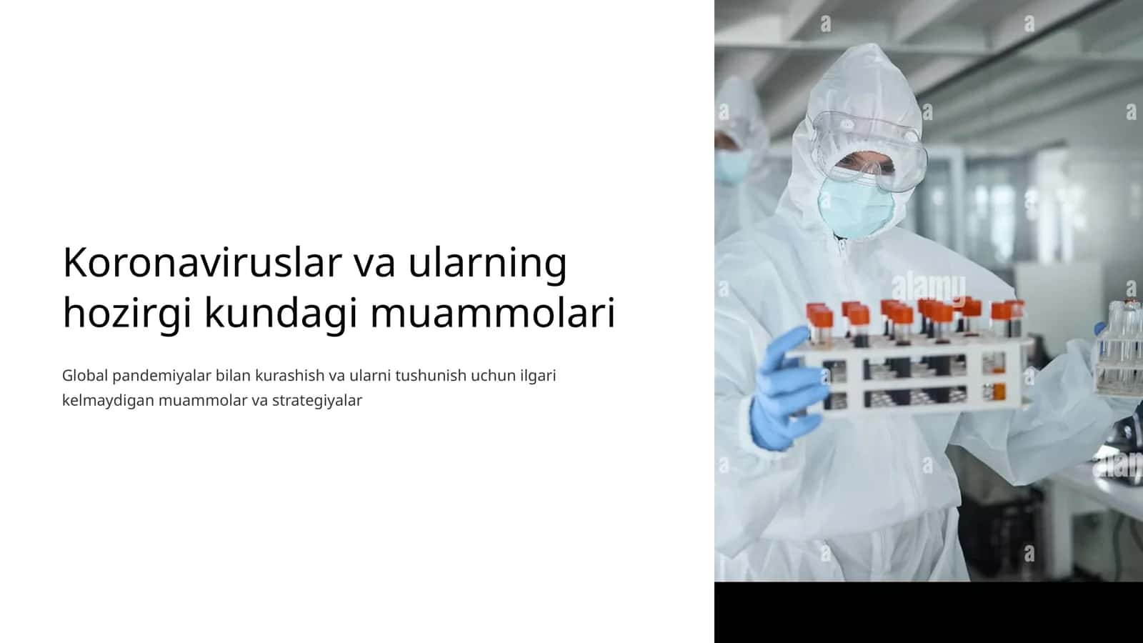 Koronaviruslar va ularning hozirgi kundagi muammolari 1