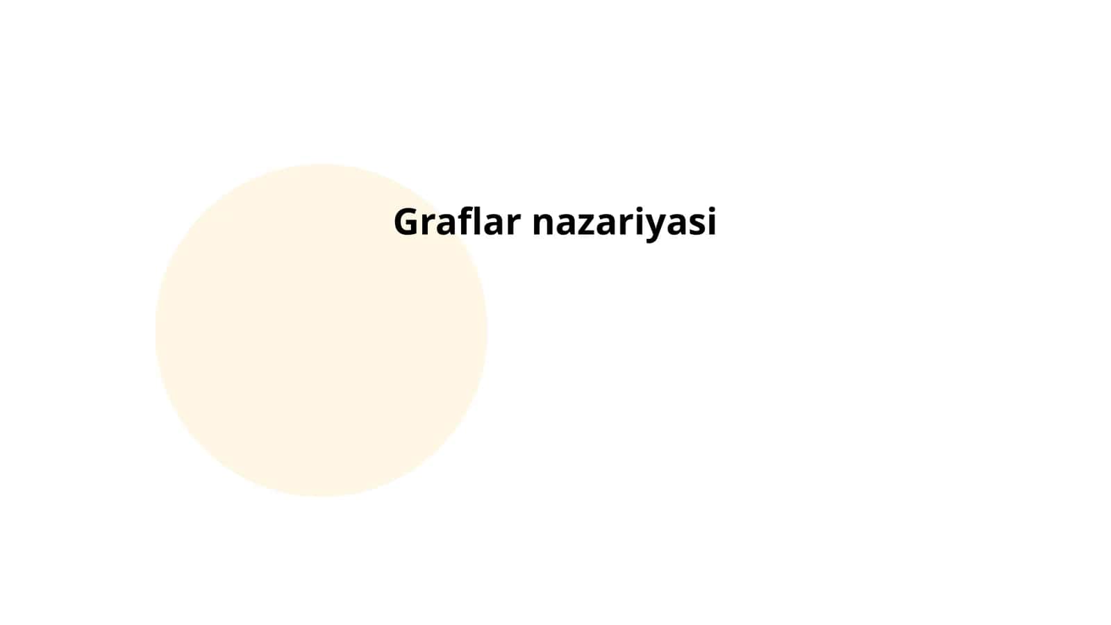 Graflar nazariyasi 1