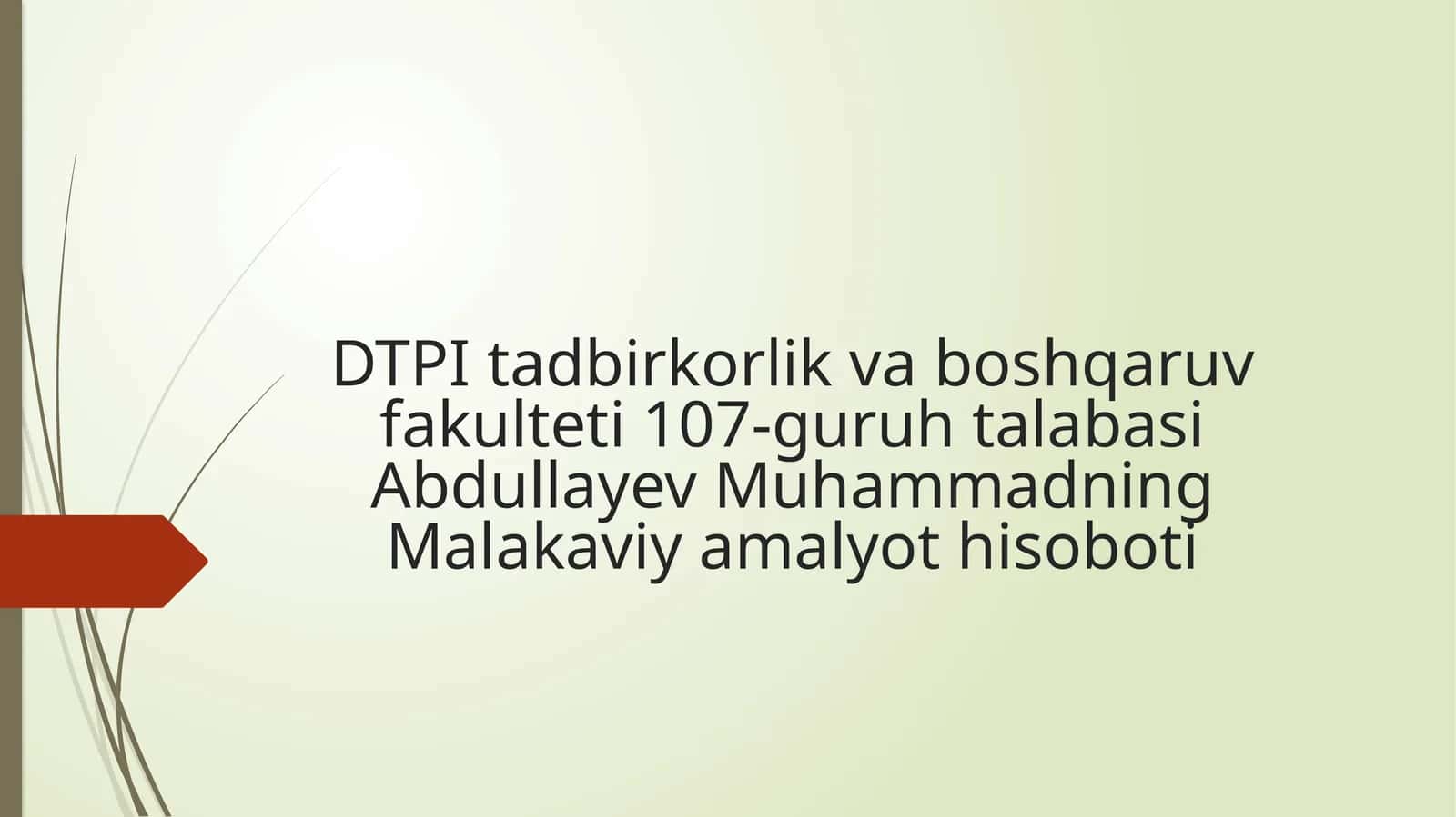 Malakaviy amaliyotga bag’ishlangan konferensiyada ishtirok etdim 1