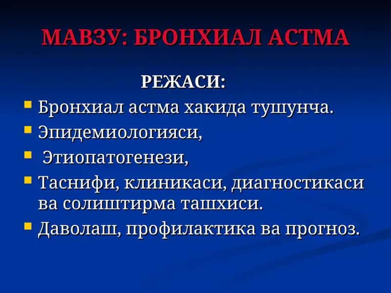 Бронхиал астма 1