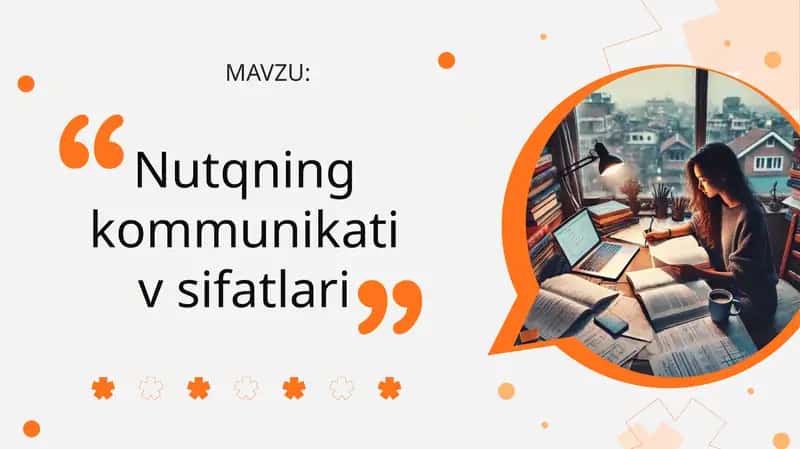 Nutqning kommunikativ sifatlari 1