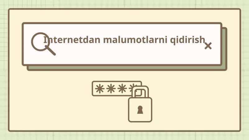 Internetdan malumotlarni qidirish 1