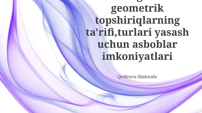 Turli turdagi yaratish asboblari 1