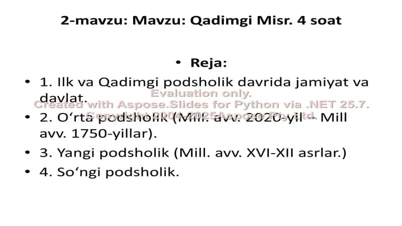 Qadimgi Misr 1